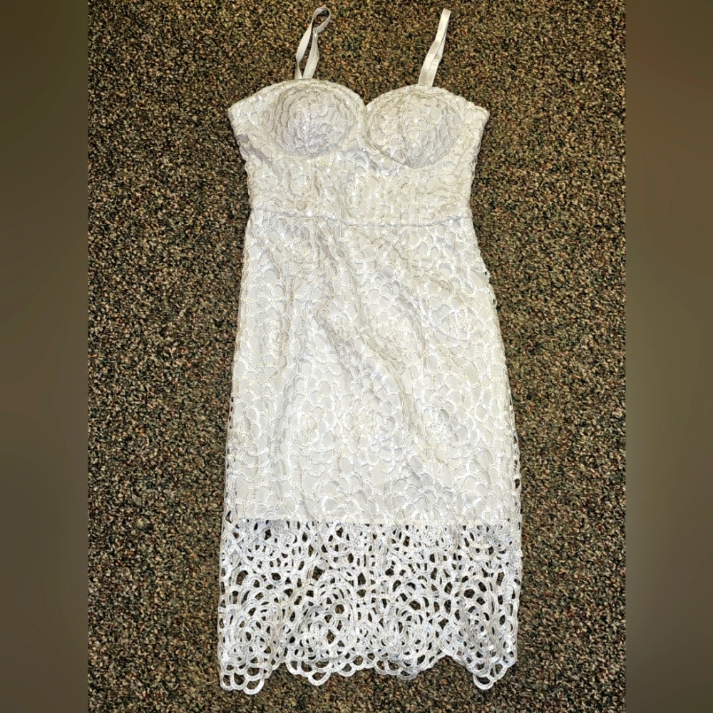 White Formal Dress, Size 6